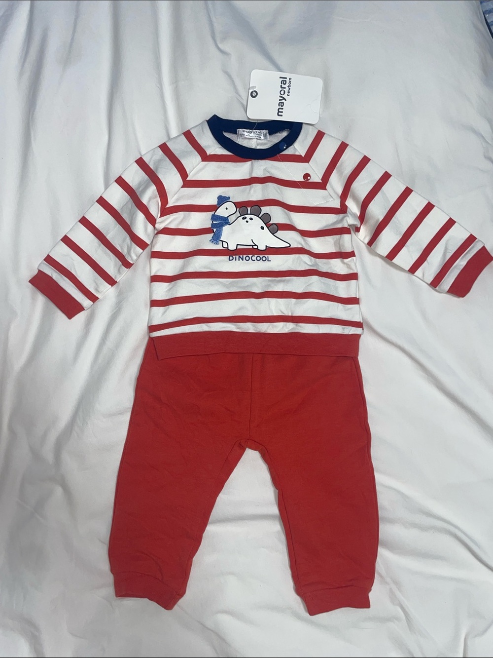 Mayoral Baby Dinosaur Outfit